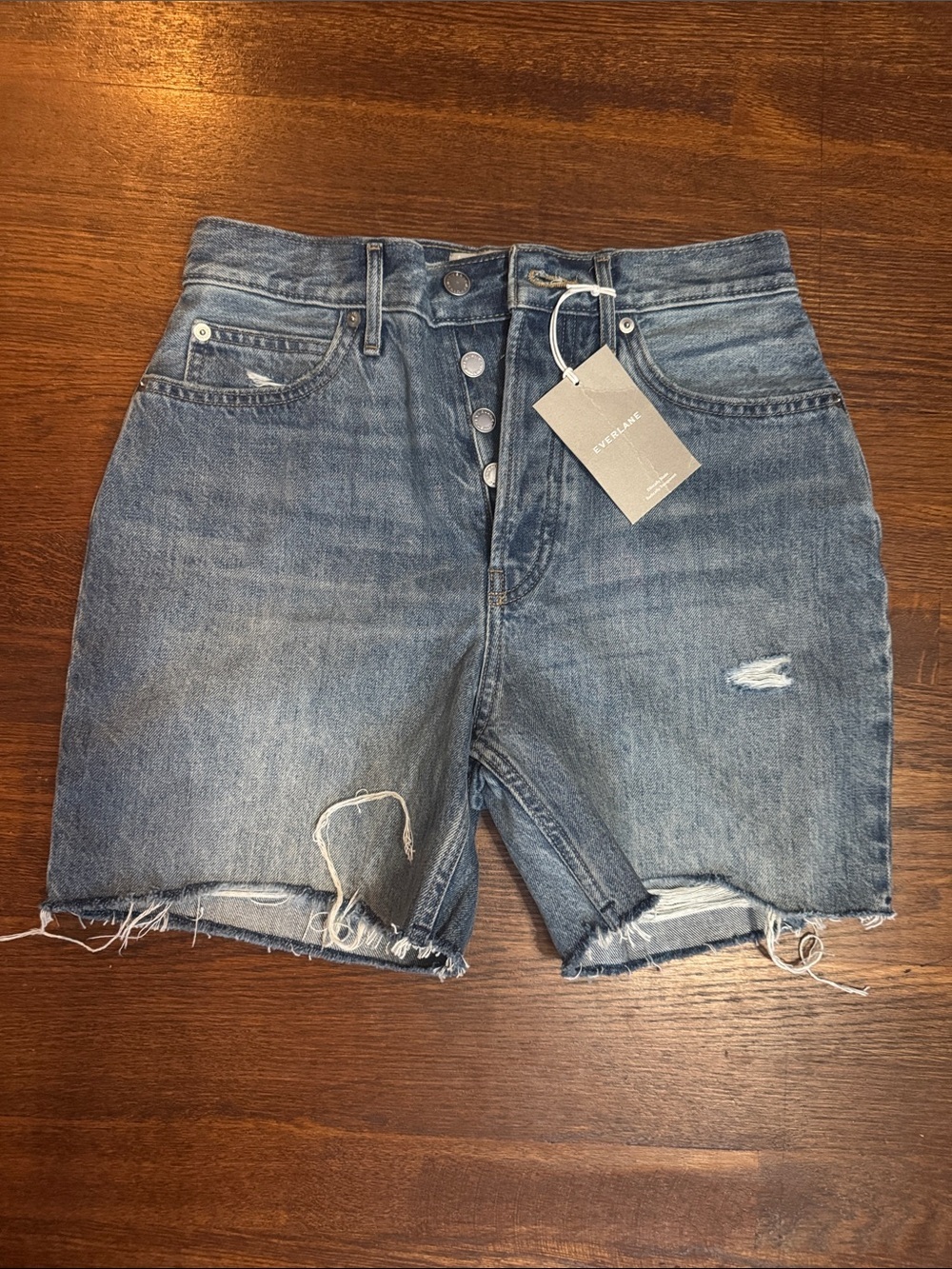 Everlane Rigid Way-High Denim Short
